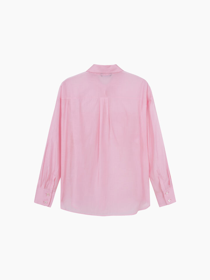 Camicia rosa con tasche - sisley k camicie - Rosa | Sisley K image number 2
